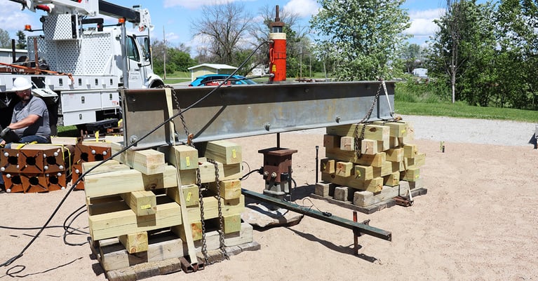 load test of Chance GroutForce displacement pile