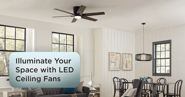 Illuminate Your Space with LED Ceiling Fans 